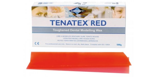 tenatex-rossa-cera-morbida Tenatex 500 gr. Cera per modellare rossa