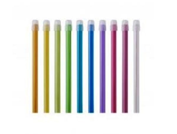 Aspirasaliva monouso flessibili in PVC Euronda - confezione 10 sacchetti da 100 pz. (1000 pz).