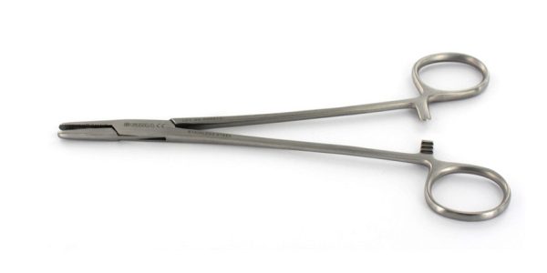 Porta aghi Mayo Hegar in acciaio inox - 16 cm