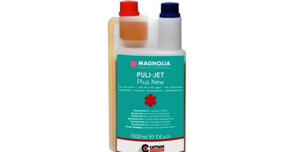 Puli-Jet Plus 2.0 New Cattani - Detergente disinfettante per aspiratori - 1 flacone da 1 litro concentrato